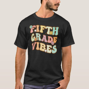 Camiseta De Volta À Escola Na 5ª Série Vibem Estudante Prof