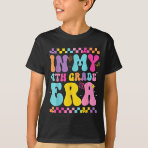 Camiseta De volta à escola na era da 4ª quarta série borbol