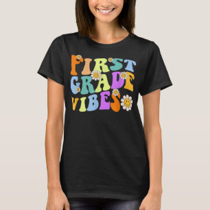 Camiseta De Volta À Escola Na Primeira Série Vibes Na Class