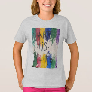 Camiseta de volta à escola natal crianças arte