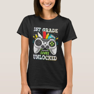 Camiseta De Volta à Escola Nível 1ª Série Desbloqueado Game