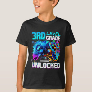 Camiseta De Volta à Escola Nível 3ª Série Desbloqueado Game