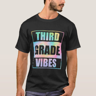 Camiseta De Volta À Escola No 3º Ano Vibes No Primeiro Dia