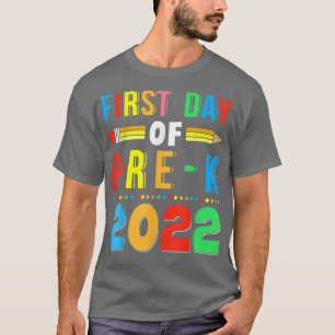 Camiseta De Volta À Escola No Primeiro Dia Da Rua De Profes