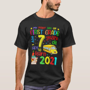 Camiseta De Volta À Escola O Meu Primeiro Dia De Primeira 