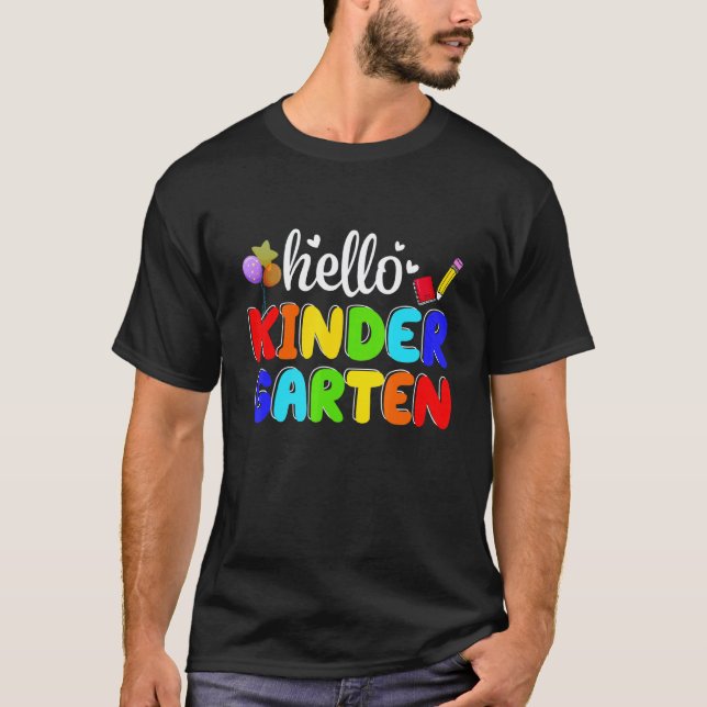 Camiseta De Volta à Escola Olá Equipe de Professores de Jar (Frente)