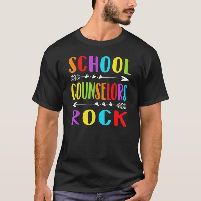 Camiseta De Volta à Escola Orientador Escolar Rocks Profess (Frente)