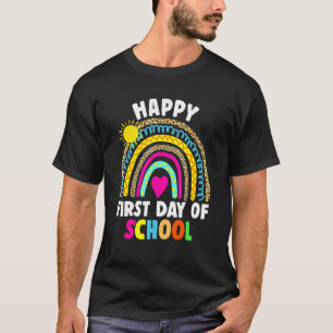 Camiseta De Volta À Escola Para Estudante No Primeiro Dia D