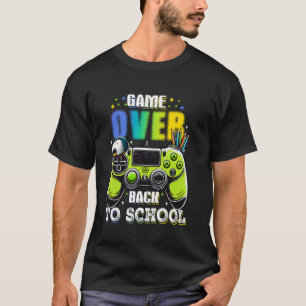 Camiseta De Volta À Escola Para Jovens Jovens Jogo De Volta