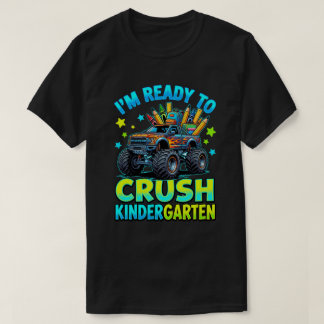 Camiseta de volta à escola para meninos no 1º dia
