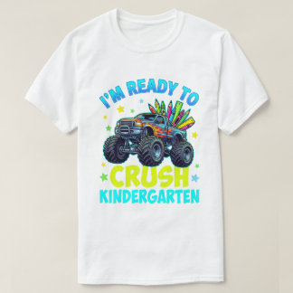 Camiseta de volta à escola para meninos no 1º dia