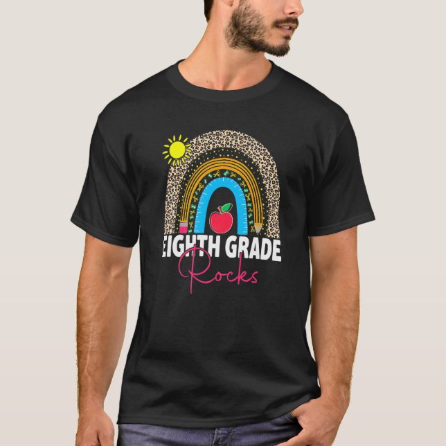 Camiseta De Volta À Escola Pedras Do Oitavo Ano Professores (Frente)