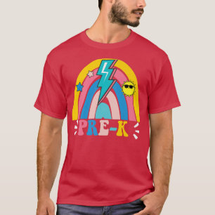 Camiseta De Volta À Escola Preguiçoso Arco-Íris Professores
