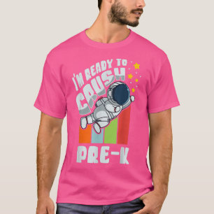 Camiseta De volta à escola - Primeiro dia de astronauta pré