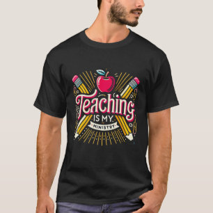 Camiseta De volta à Escola Professor Dotado Ministério da E