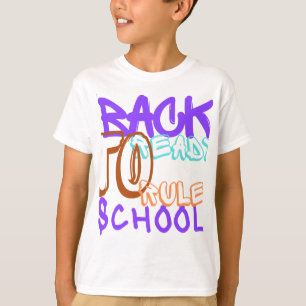 Camiseta De volta à escola pronta para governar!