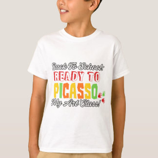 Camiseta De volta à escola: Pronto para Picasso Minha Class