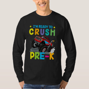 Camiseta De Volta À Escola Rapazes Primeiro Dia De Tru Pré