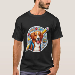Camiseta De Volta à Escola Retriever de Tolling de Pato da 