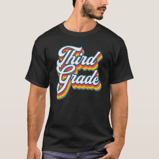Camiseta De Volta à Escola Terceira Série Vintage 3º Ano En