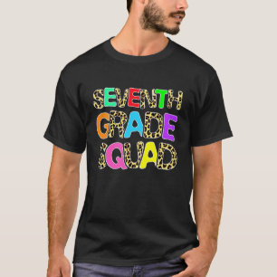 Camiseta De Volta à Escola Turma da 7ª Série Leopardo Sétim