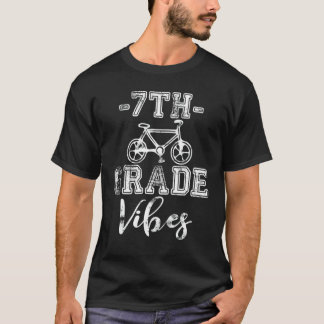 Camiseta De Volta à Escola Vibes da 7ª Série  Primeiro Dia 