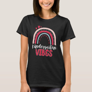 Camiseta De Volta à Escola Vibes de Jardim de Infância Prof