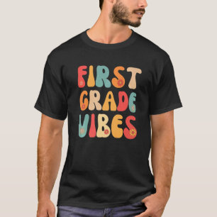 Camiseta De Volta À Escola Víblias De Primeiro Grau Retro E