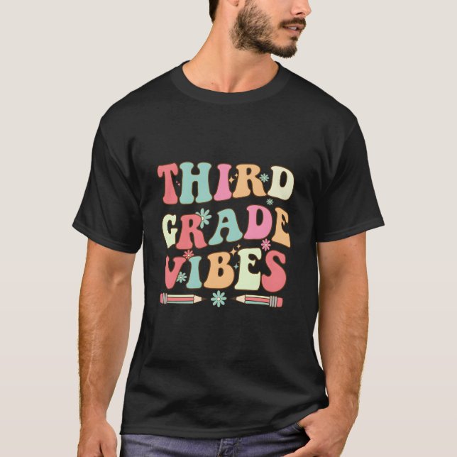 Camiseta De Volta À Escola Víblias De Terceiro Grau Profess (Frente)