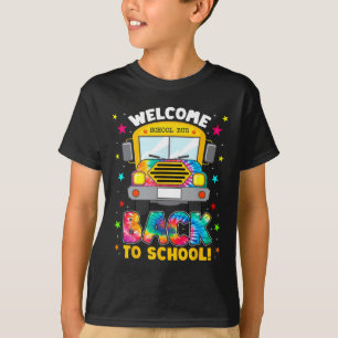 Camiseta De Volta À Faculdade De Barramento Da Escola De Fa