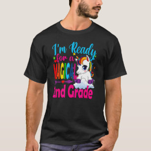 Camiseta De Volta À Faculdade De Unicórnio Pronto Para segu