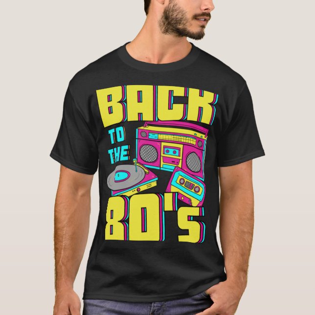 Camiseta De Volta À Festa 80s, Figurino Tema Festa 80s (Frente)