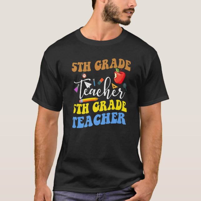 Camiseta De Volta À Formação De Professores Da Classe 5 (Frente)