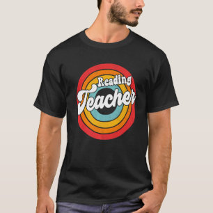Camiseta De Volta À Leitura Da Vintagem De Professores De a