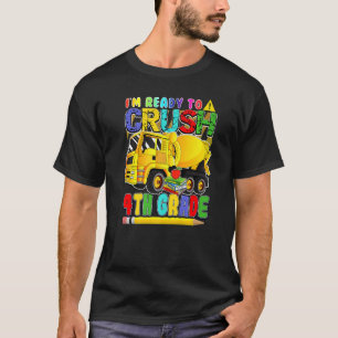 Camiseta De Volta À Misturadora De Escola Pronta Para Esmag