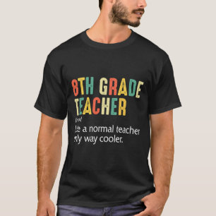 Camiseta De Volta À Oitava Escola Definição 8.o Grau T