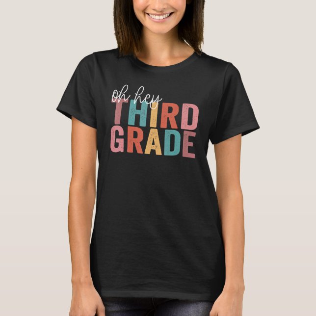 Camiseta De Volta À Professora De Estudantes... (Frente)
