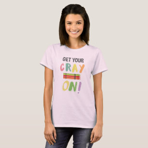 Camiseta De Volta À Professora Entra No Crayon