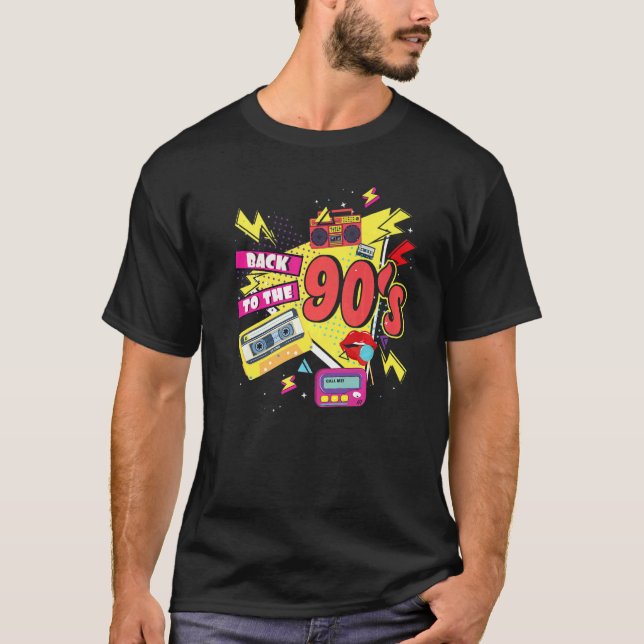 Camiseta De Volta À Rádio Disco Dos Anos 90 E A Tecnologia  (Frente)
