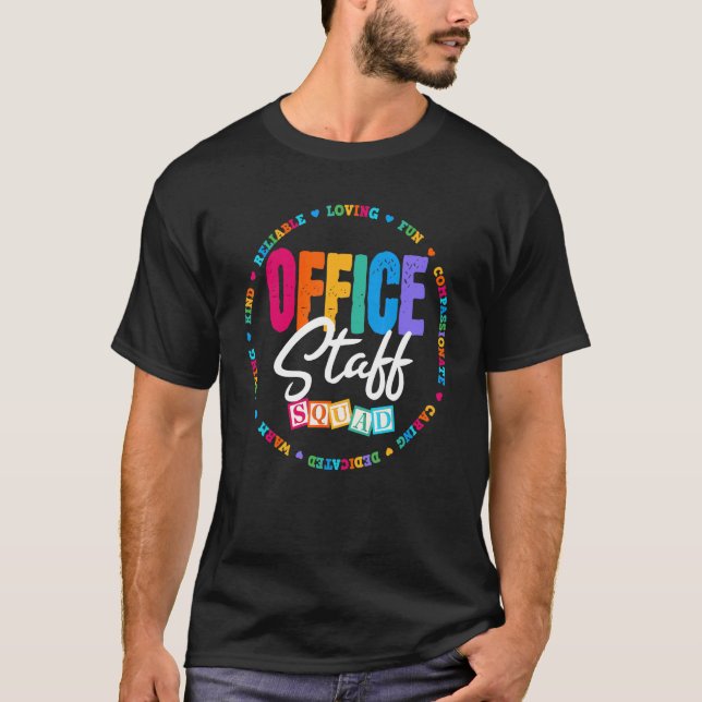 Camiseta De Volta À Semana De Apreciação Do Administrador E (Frente)