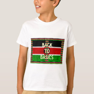 Camiseta De volta ao básico: A bandeira do Quênia pensava e
