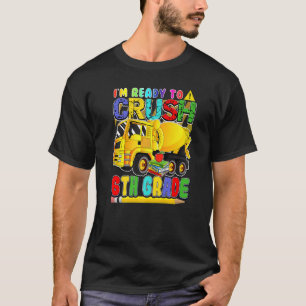 Camiseta De Volta Ao Caminhão-Mistor Preparado Para Esmagar