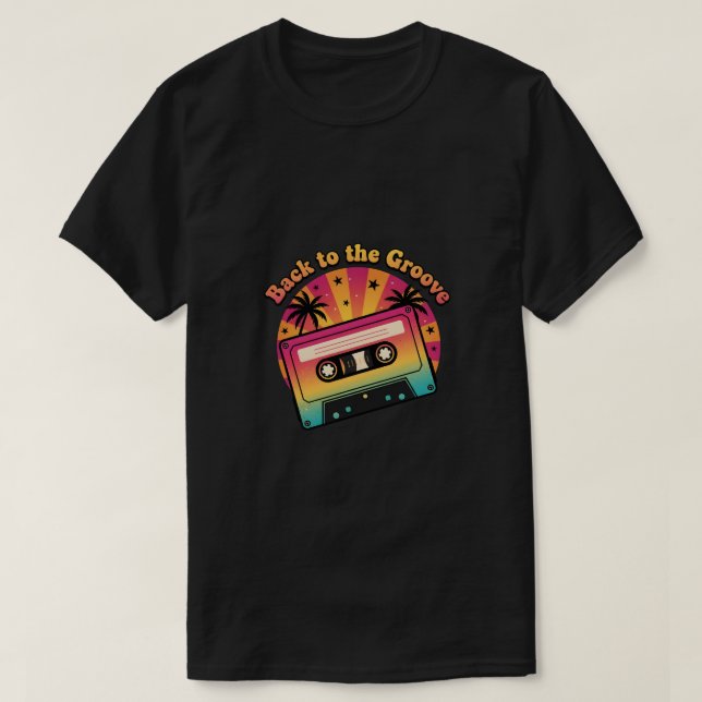 Camiseta De volta ao groove (Frente do Design)