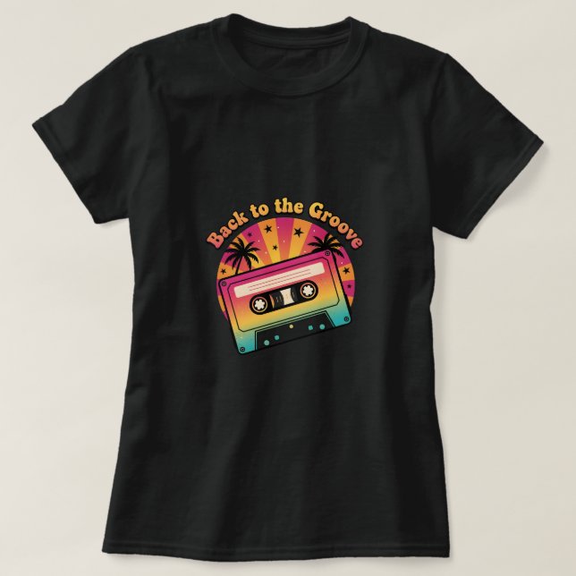 Camiseta De volta ao groove (Frente do Design)