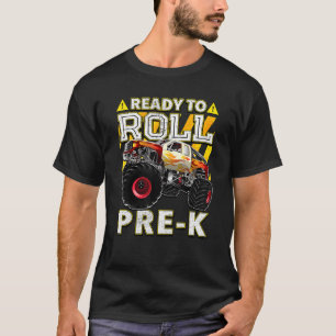 Camiseta De Volta Ao Monstro Da Escola Pronto Para Rolar Pr