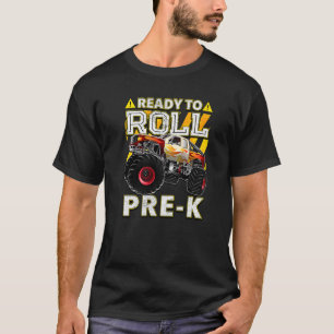 Camiseta De Volta Ao Monstro Da Escola Pronto Para Rolar Pr
