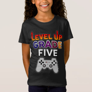 Camiseta De Volta ao Nível Escolar Seis