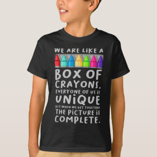 Camiseta De Volta Ao Professor, Somos Como Uma Caixa De Cra