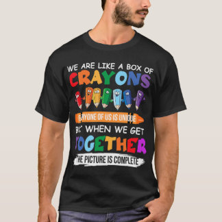Camiseta De Volta Ao Professor, Somos Como Uma Caixa De Cra