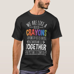 Camiseta De Volta Ao Professor, Somos Como Uma Caixa De Cra